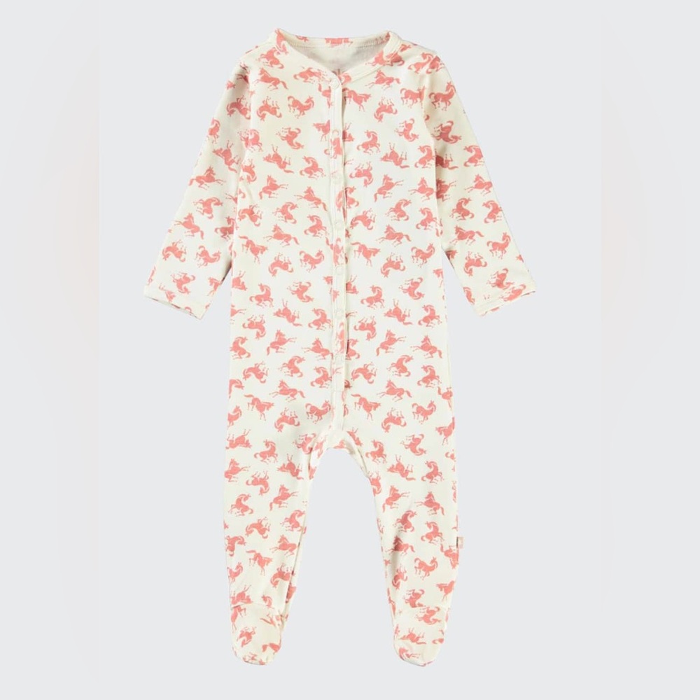 Molo baby girl footie size 74, 9-12 months